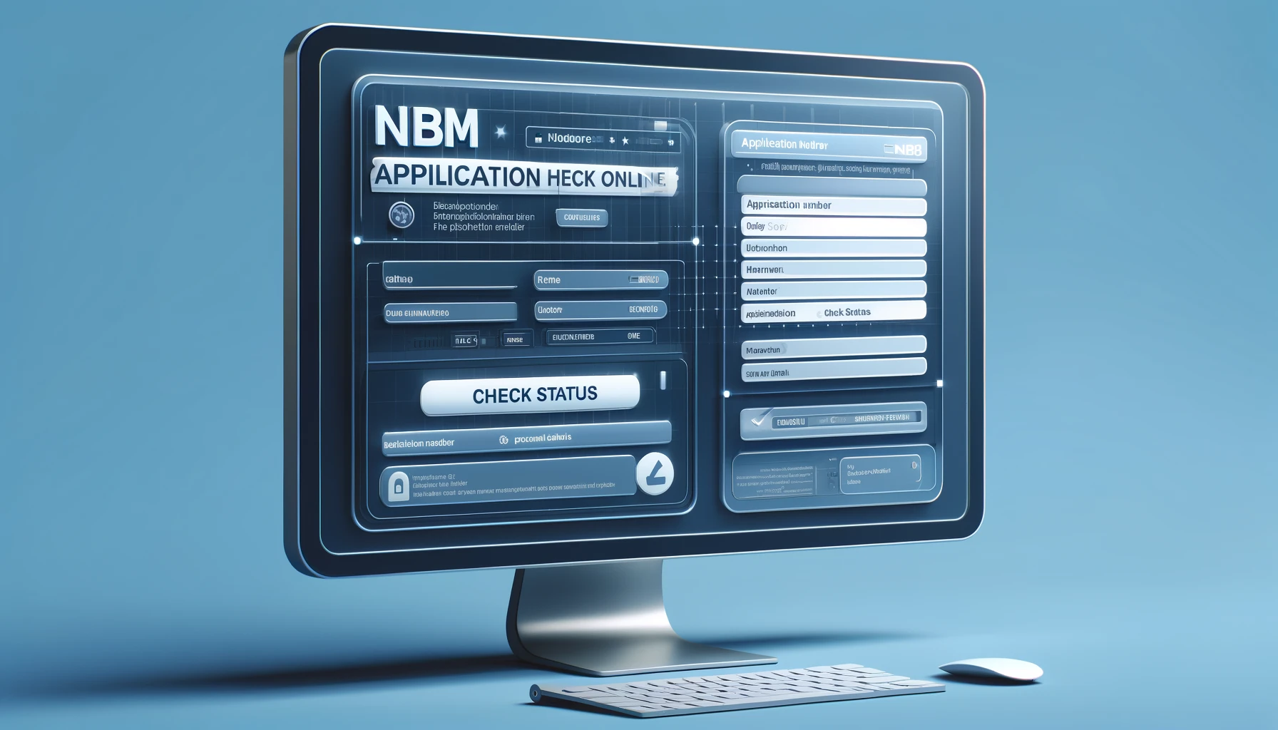 NBM Application Status Check Online