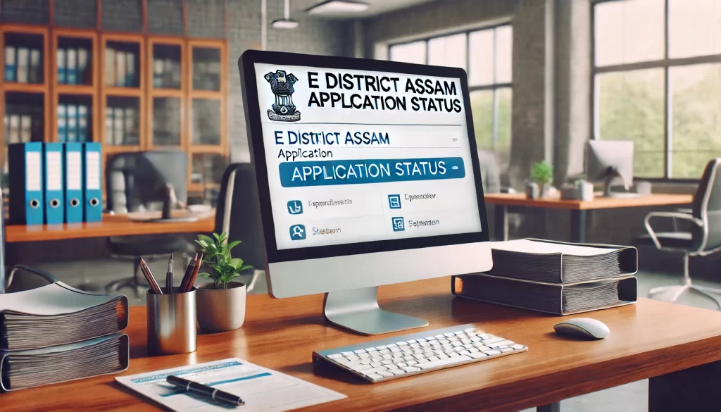 E District Assam Application Status 2024 Check Online at edistrict.assam.gov.in by Application No
