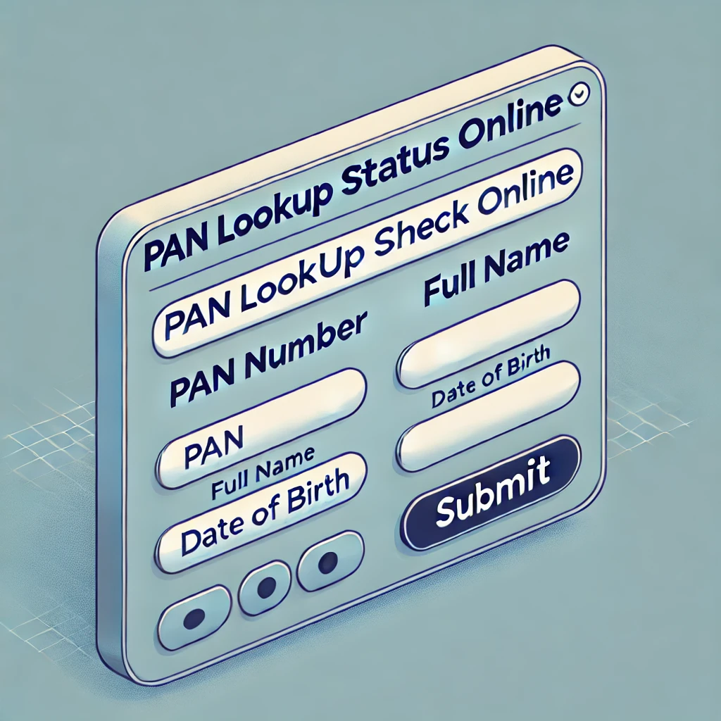 Pan Lookup Status Check Online