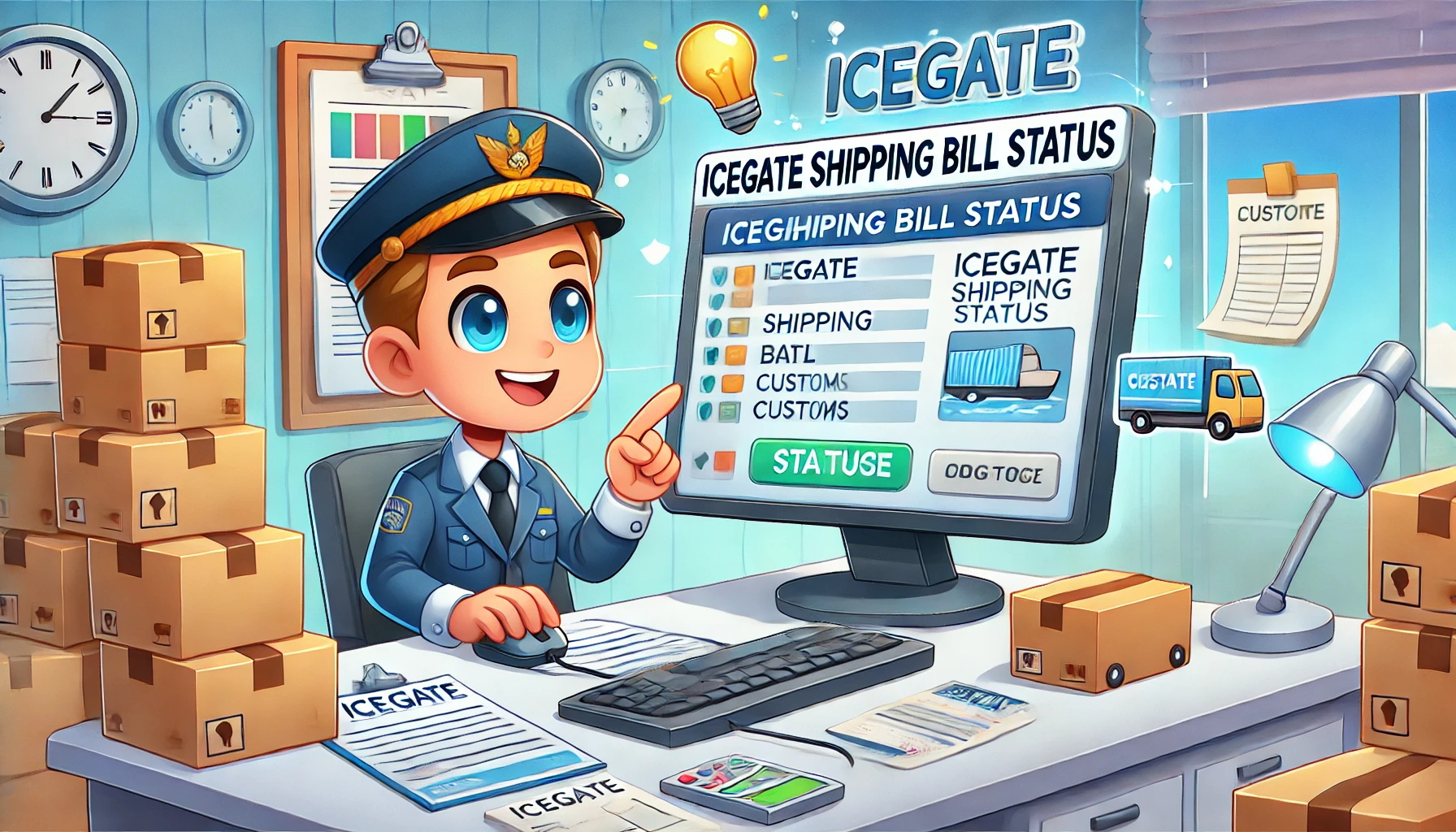 Icegate Shipping Bill Status