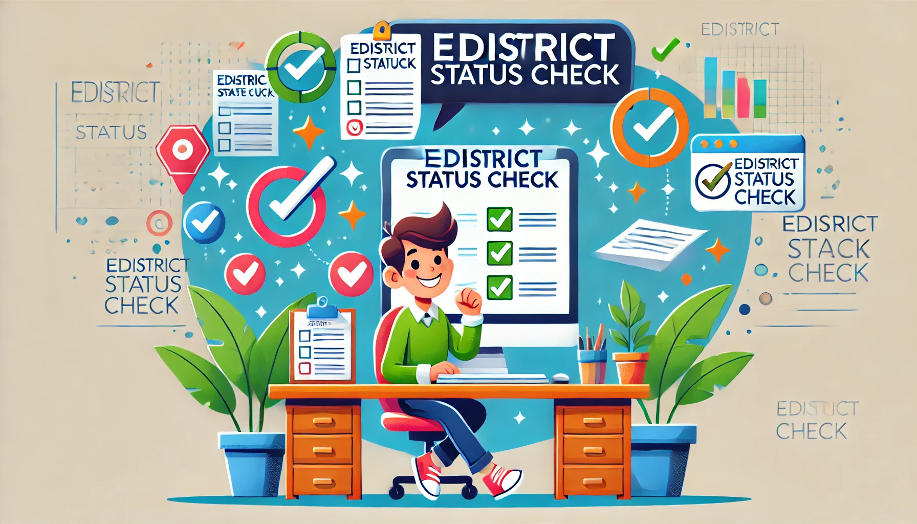 Edistrict Status Check