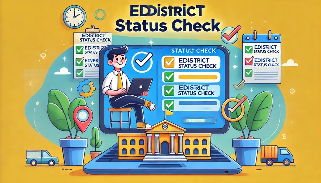 Edistrict Status Check Online